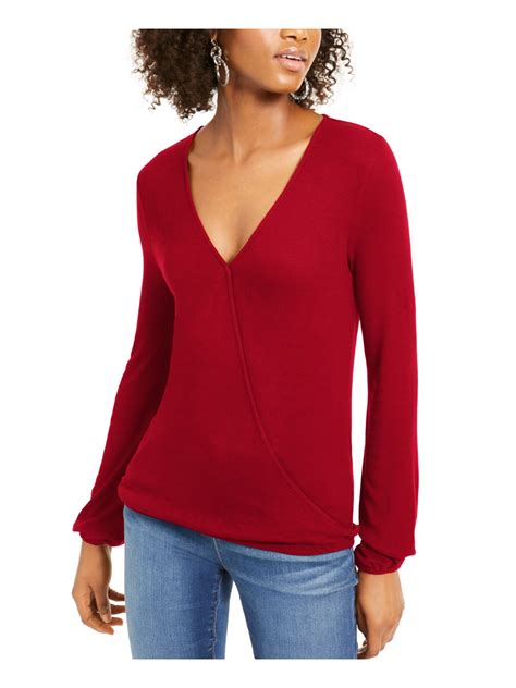 red long sleeve v neck prada shirt woman|Prada Tops for Women .